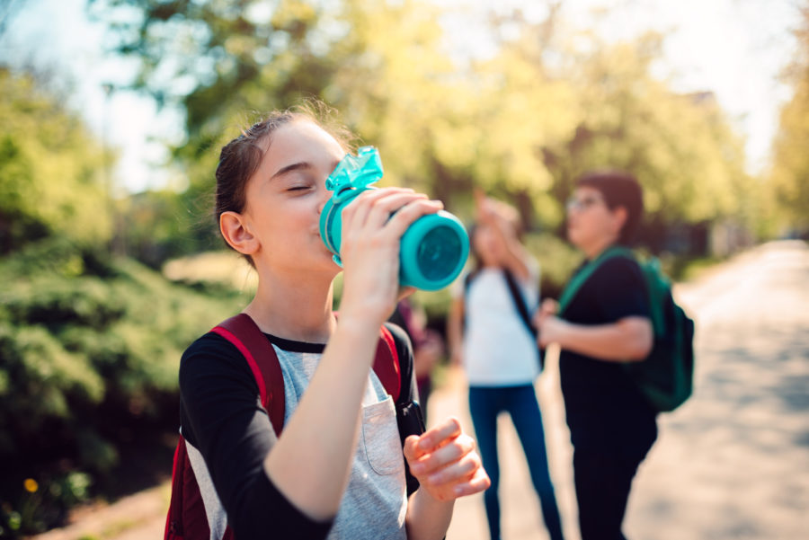 Proper hydration is essential for student success at all ages.