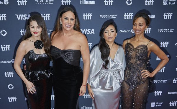 "Cast of Emilia Perez at TIFF 2024 the 2024 Toronto International Film Festival (cropped)" by Frank Sun is licensed under CC BY-SA 4.0.