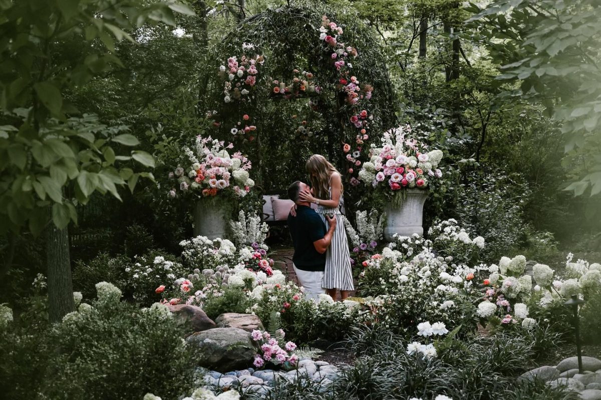 Engagement photo from Swift’s announcement on Instagram