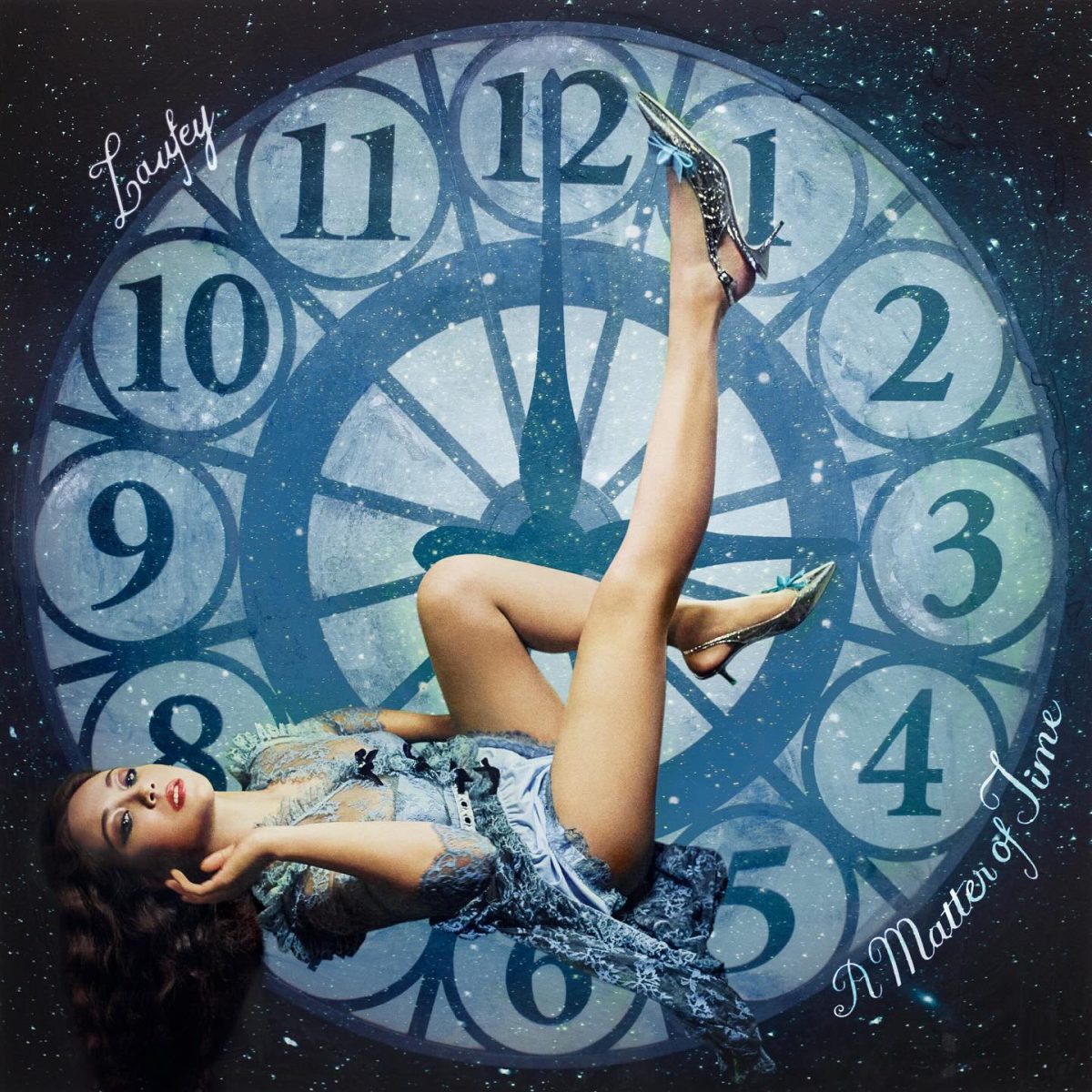 The official album cover of A Matter of Time.