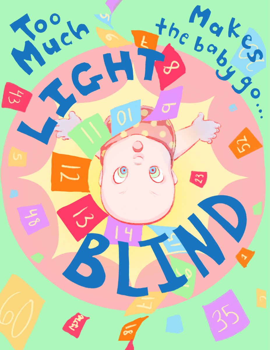 The poster for Too Much Light Makes the Baby Go Blind